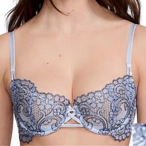 Victoria's Secret Lace Bra in Soft Blue